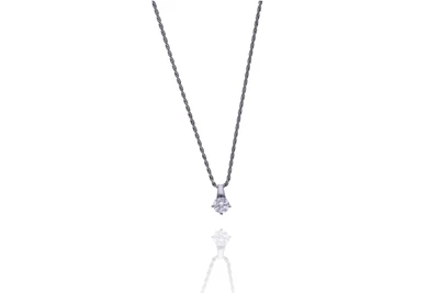 Collana con diamante - Asta Preziosi