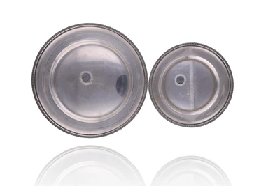 Coppia di piatti in argento - Asta Preziosi