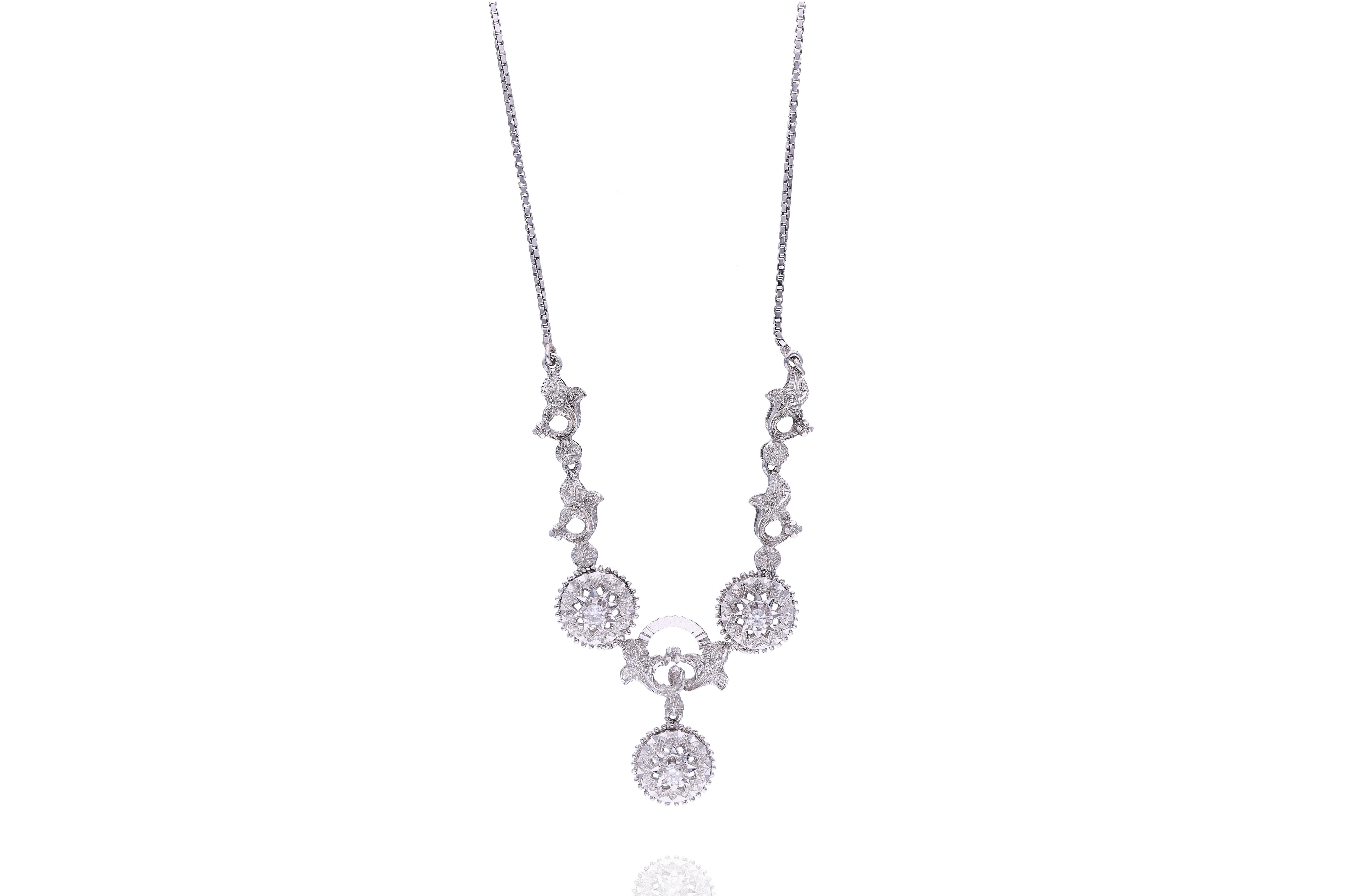 Collana con diamanti - Asta Preziosi