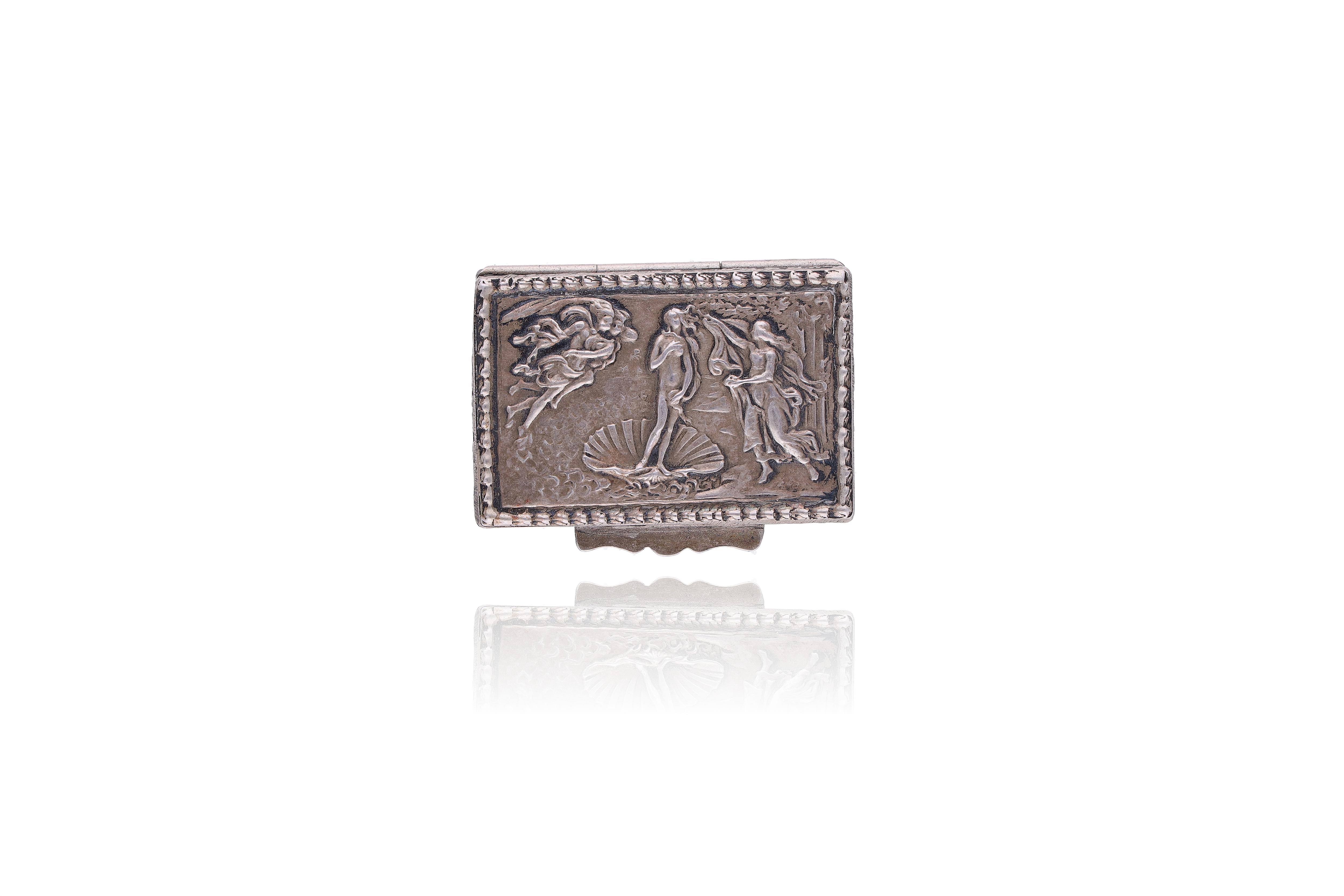 Porta pillole in argento - Asta Preziosi