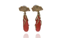 Orecchini con coralli - Asta Preziosi