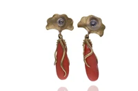 Orecchini con coralli - Asta Preziosi