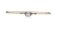 Spilla con acquamarina - Asta Preziosi