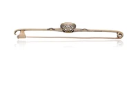 Spilla con acquamarina - Asta Preziosi