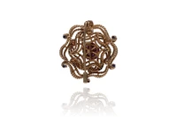 Spilla con rubini, zaffiri e perle coltivate - Asta Preziosi