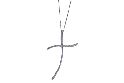 Collana con pendente con diamanti - Asta Preziosi