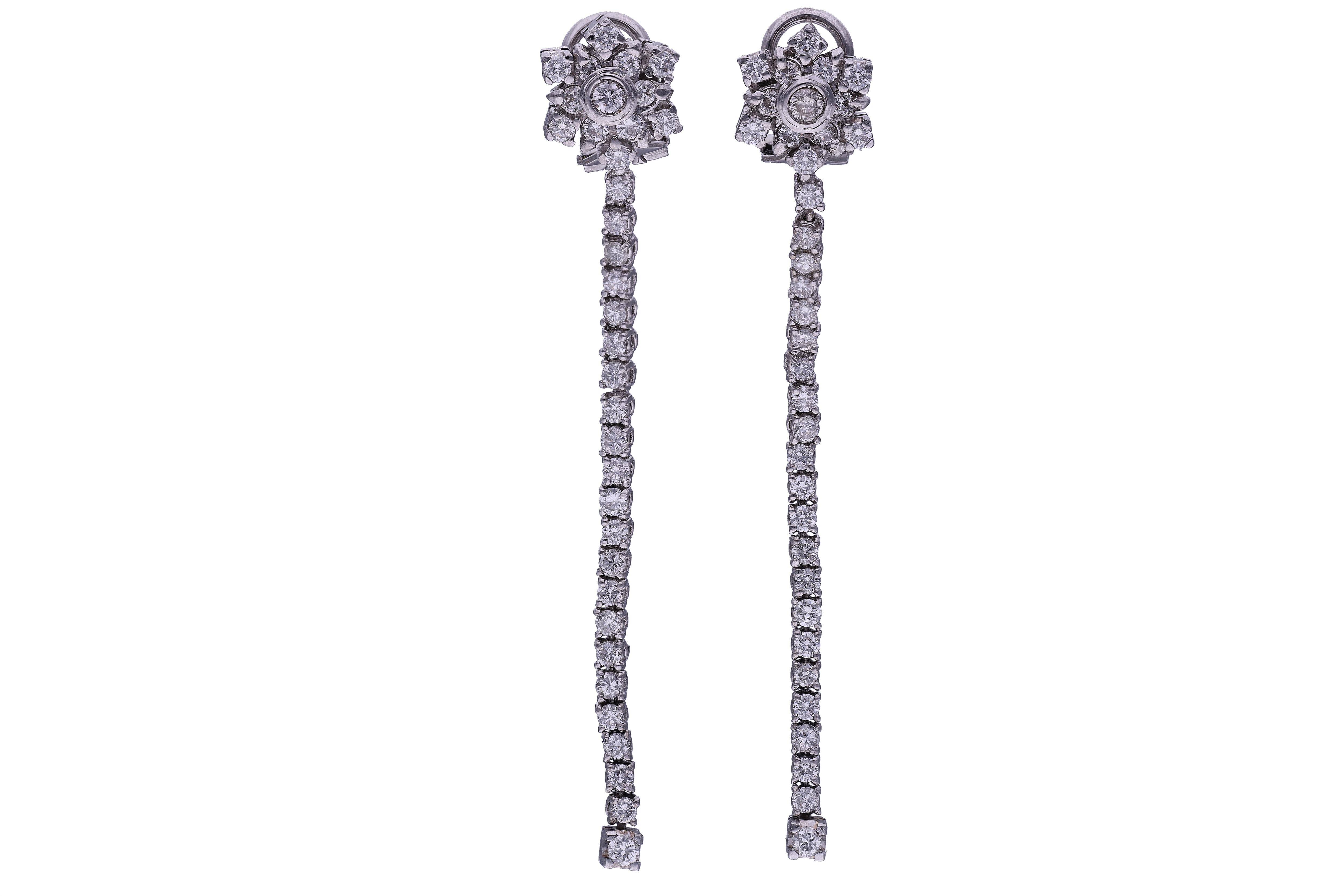 Orecchini con diamanti - Asta Preziosi