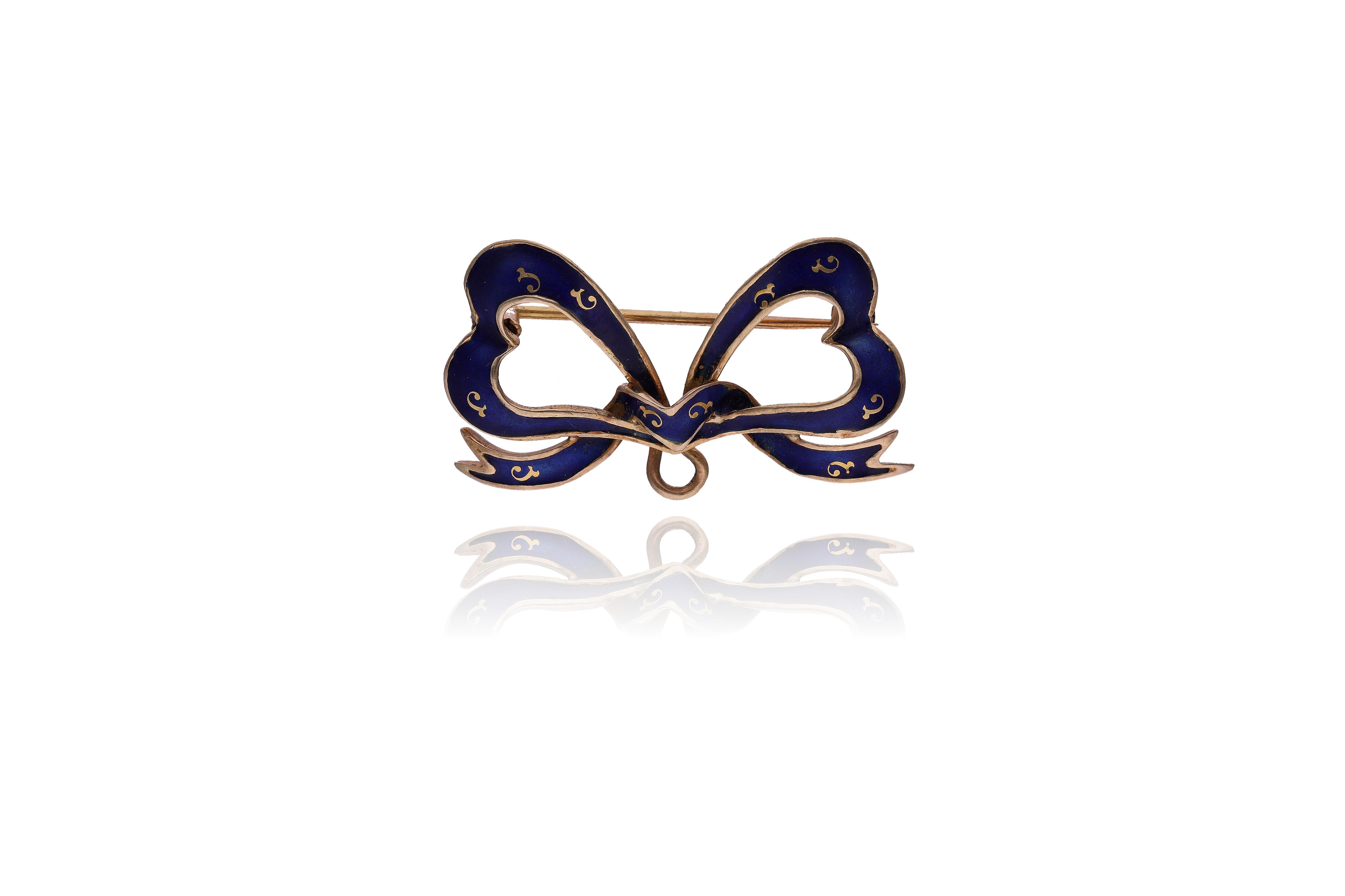 Spilla con smalti - Asta Preziosi