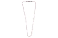 Collana di perle coltivate con rubini e pietra - Asta Preziosi