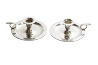 Coppia di bugie in argento - Asta Preziosi