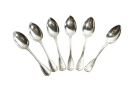 Sei cucchiaini in argento - Asta Preziosi