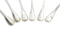 Sei cucchiaini in argento - Asta Preziosi