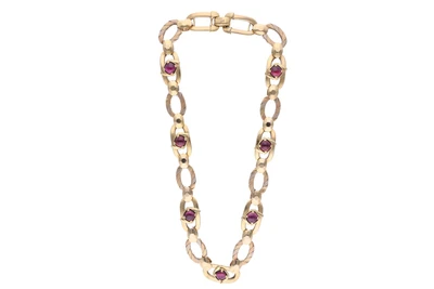 Collana con granati - Asta Preziosi