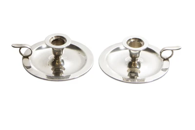 Coppia di bugie in argento - Asta Preziosi