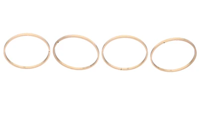 Quattro bracciali in oro - Asta Preziosi