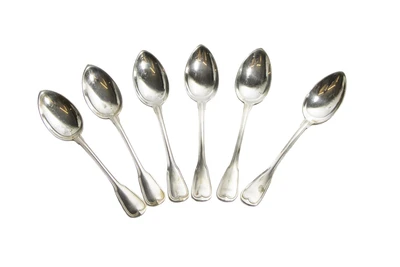 Sei cucchiaini in argento - Asta Preziosi