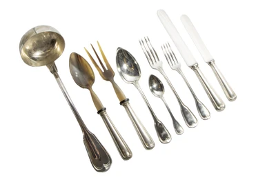 Servizio di posate in argento - Asta Preziosi