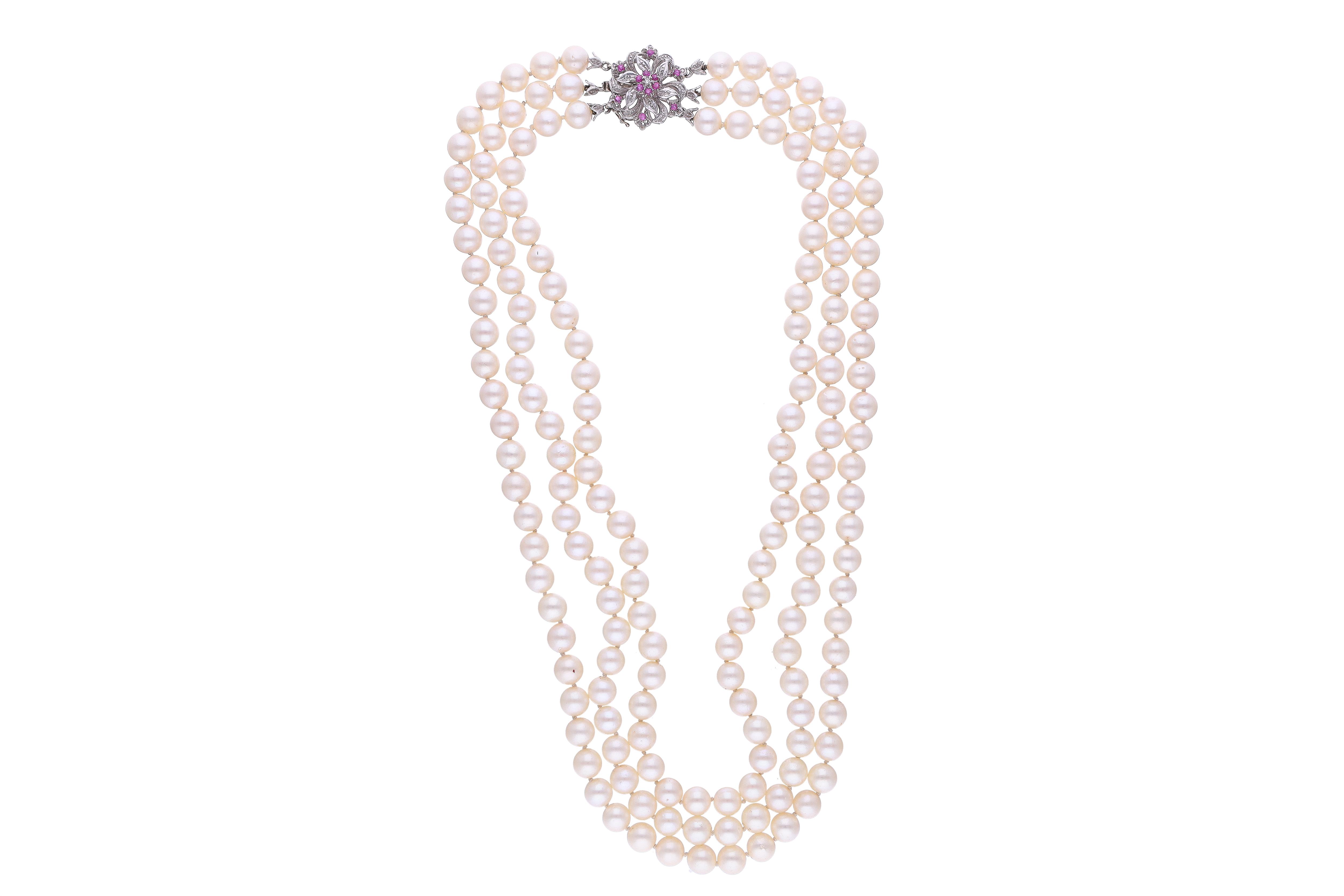 Collana di perle coltivate - Asta Preziosi