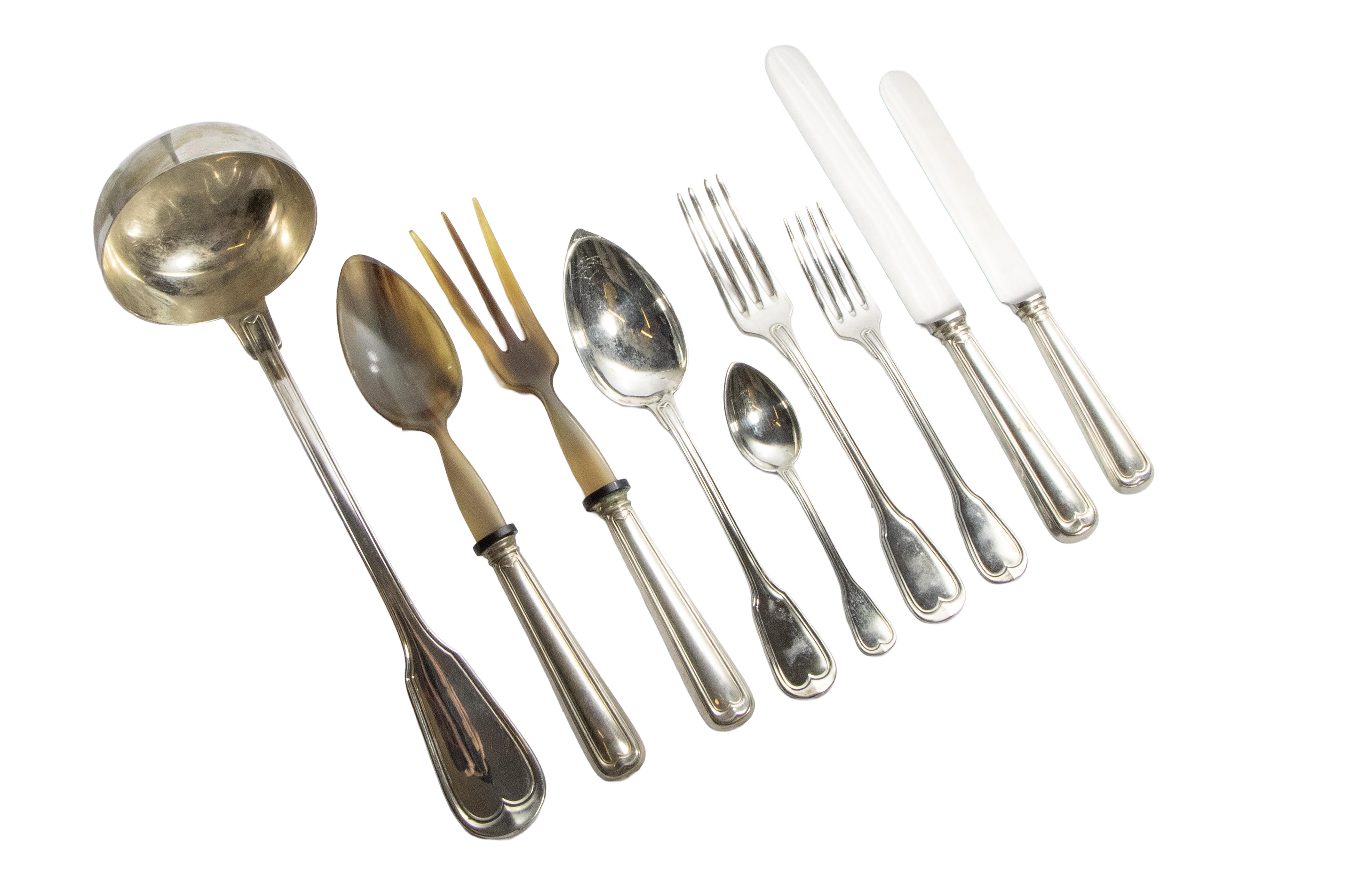 Servizio di posate in argento - Asta Preziosi