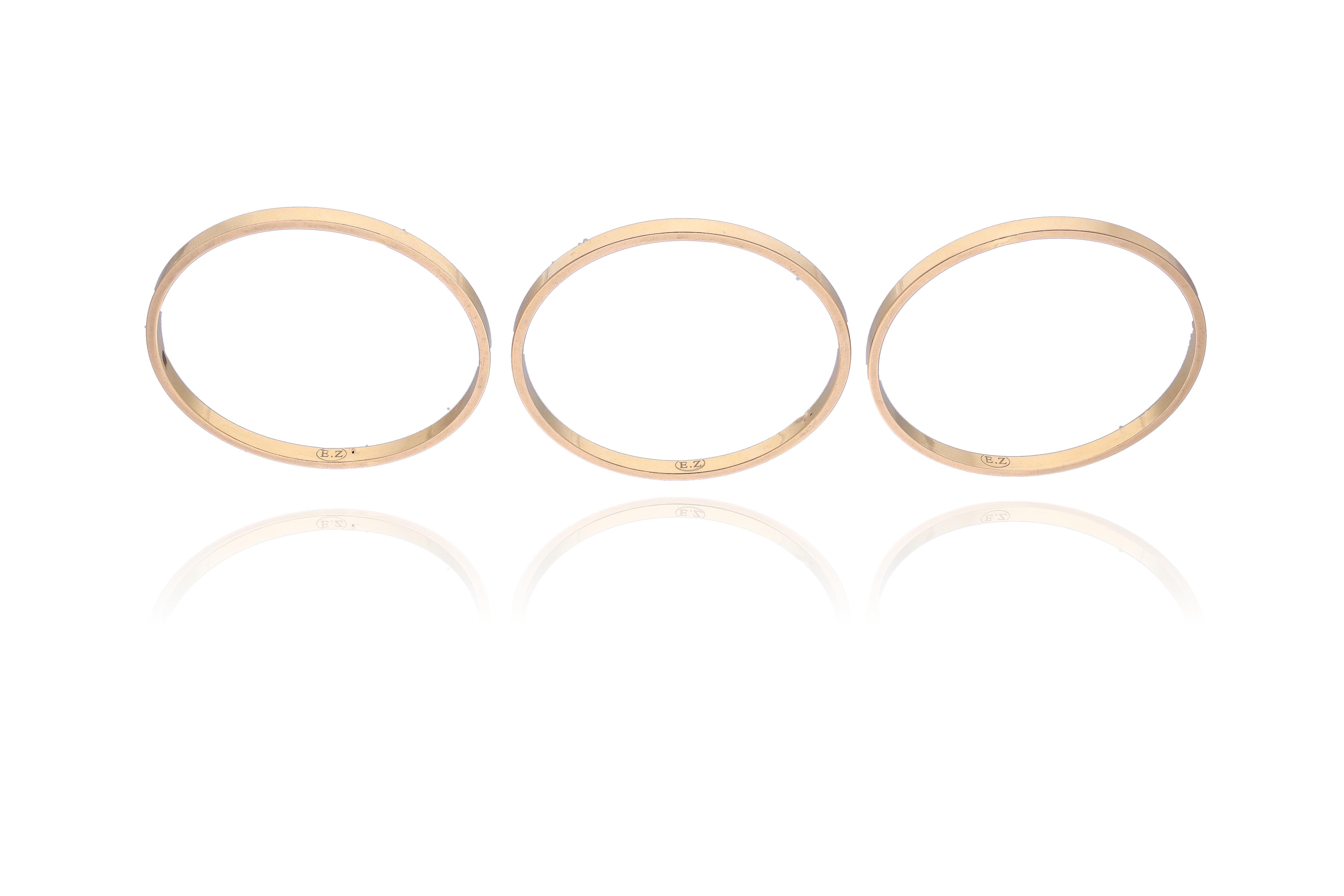 Tre bracciali in oro - Asta Preziosi