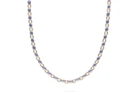 Bulgari collana in oro e acciaio - Asta Preziosi