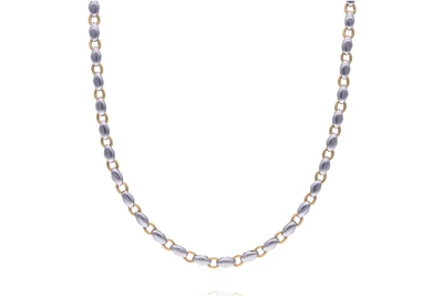 Bulgari collana in oro e acciaio - Asta Preziosi