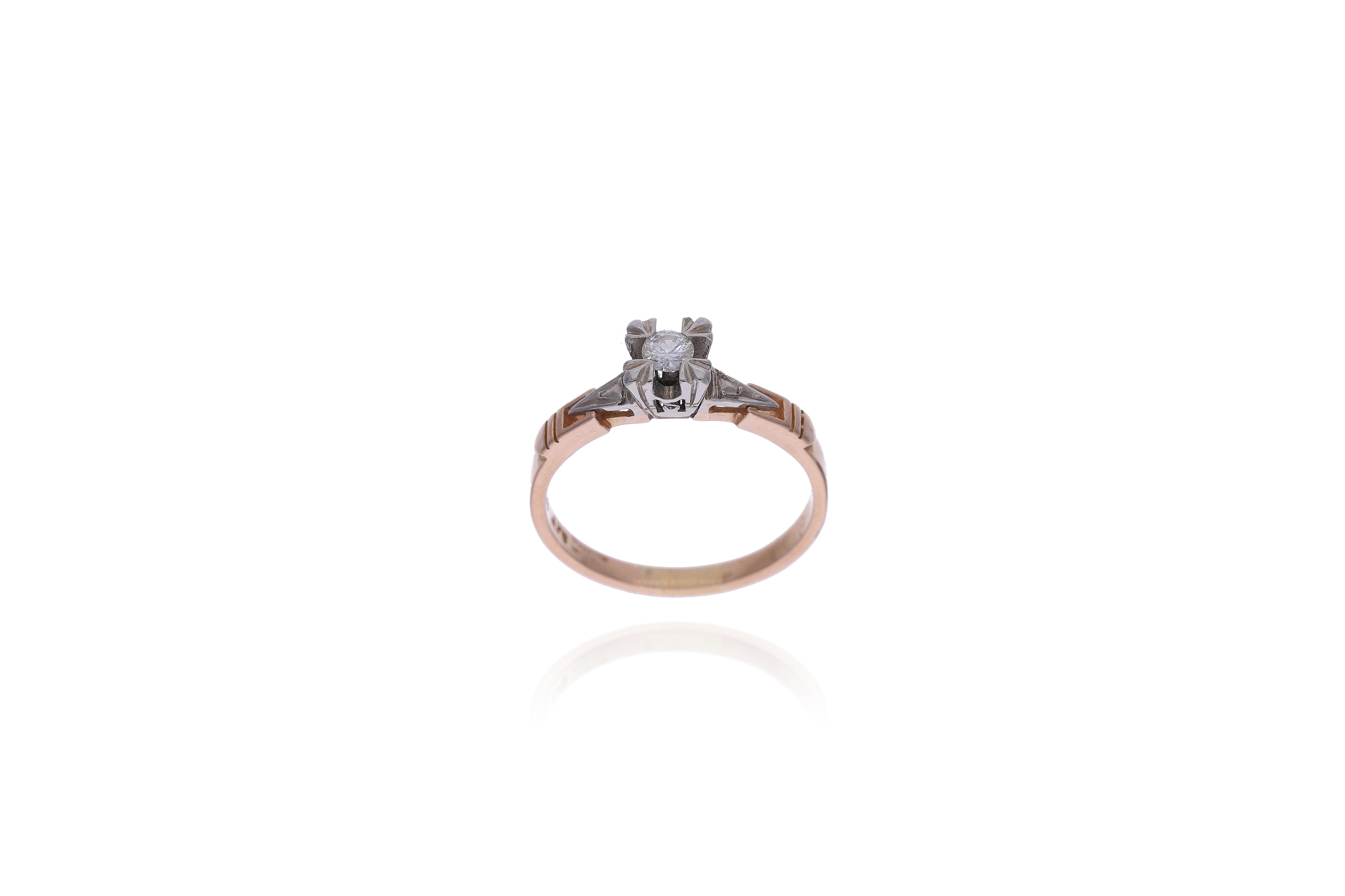 Anello con diamante - Asta Preziosi