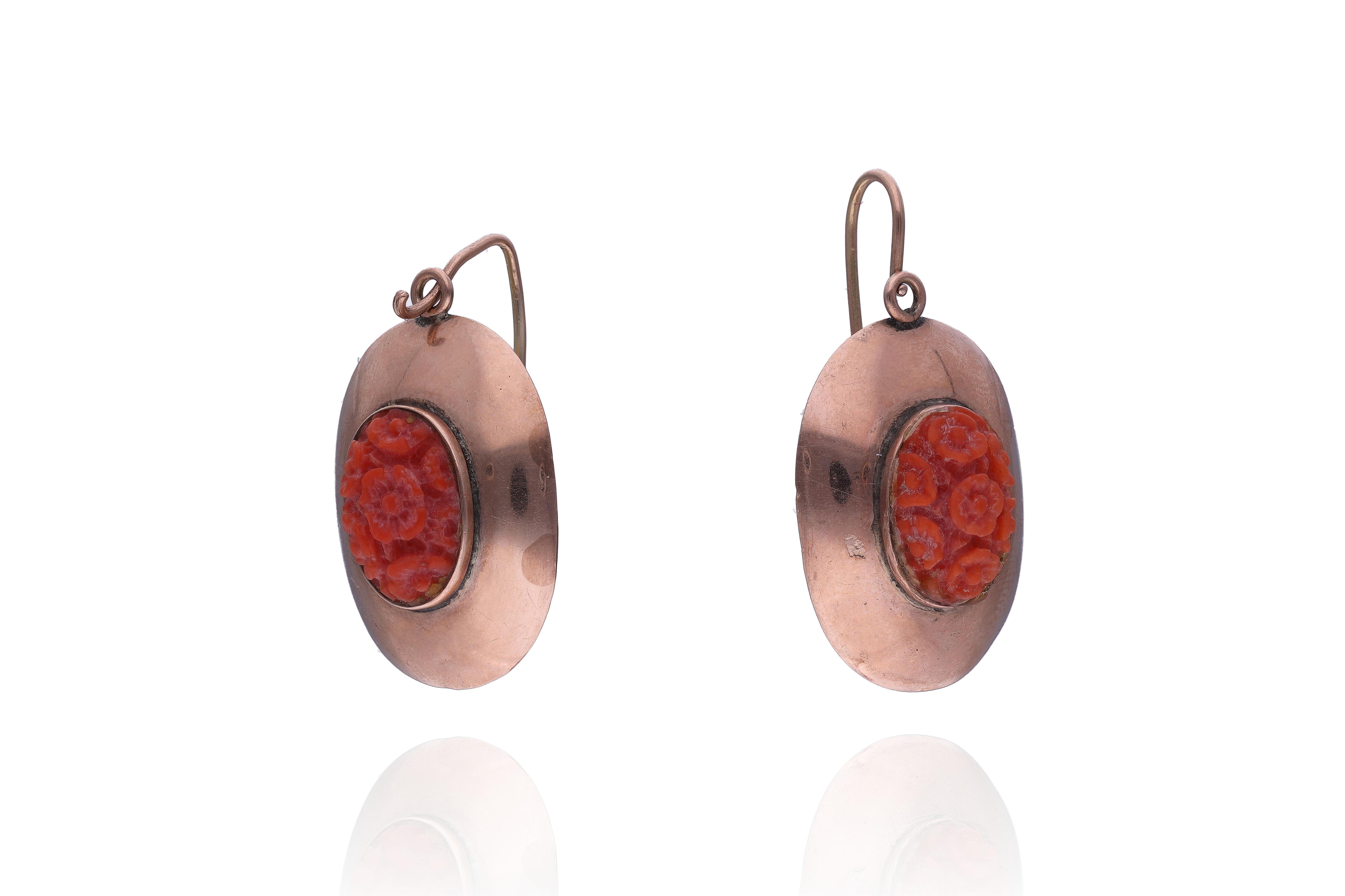 Orecchini con coralli - Asta Preziosi