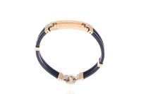 Baraka', bracciale in oro e caucciu' - Asta Preziosi