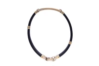 Baraka', bracciale in oro e caucciu' - Asta Preziosi