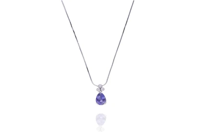Collana con tanzanite e diamanti - Asta Preziosi