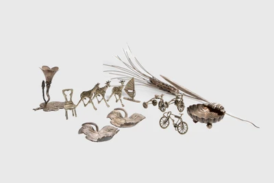 Tredici miniature in argento - Asta Preziosi