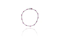 Bracciale con diamanti e rubini - Asta Preziosi