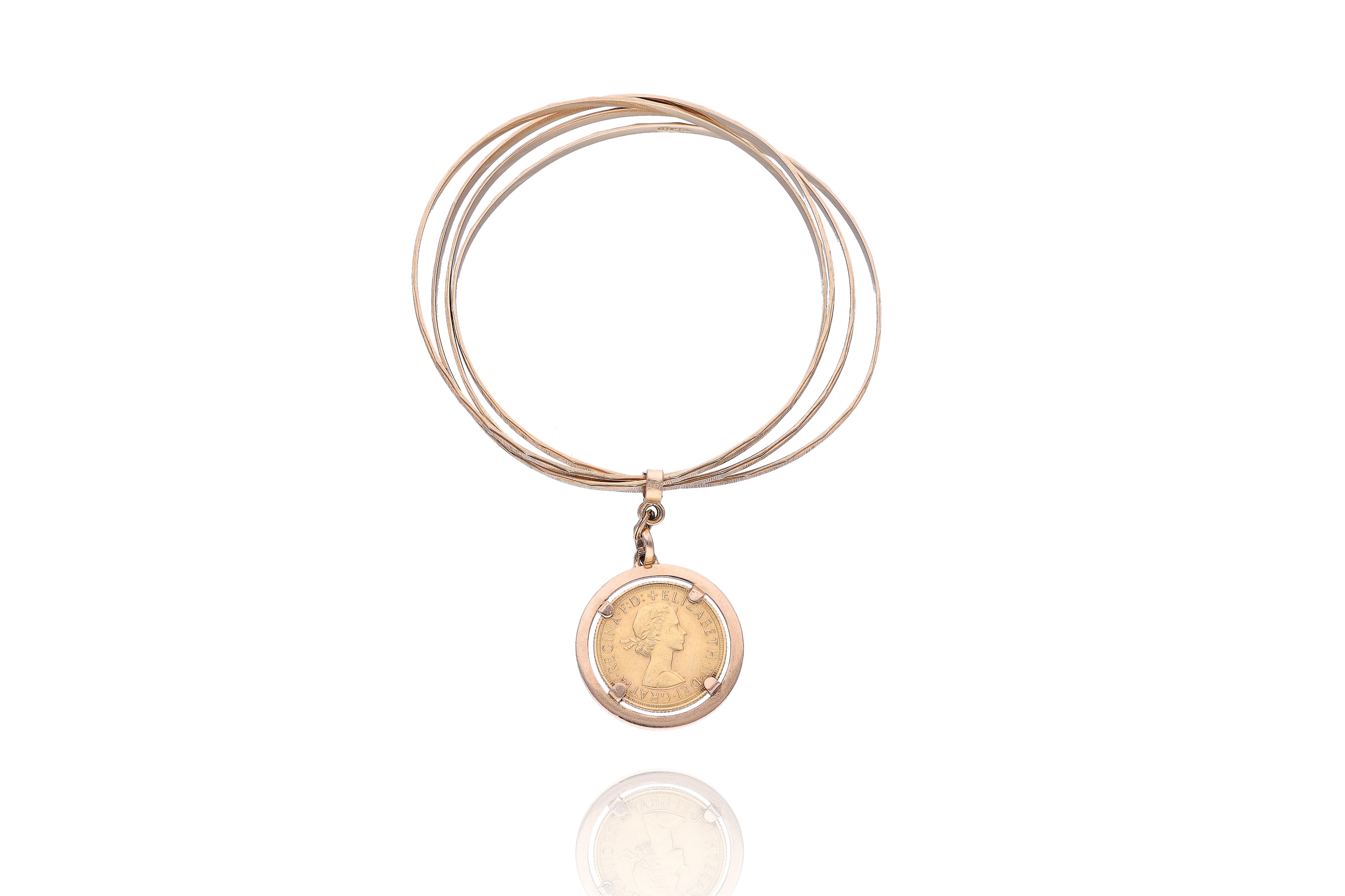 Bracciale con Sterlina inglese - Asta Preziosi