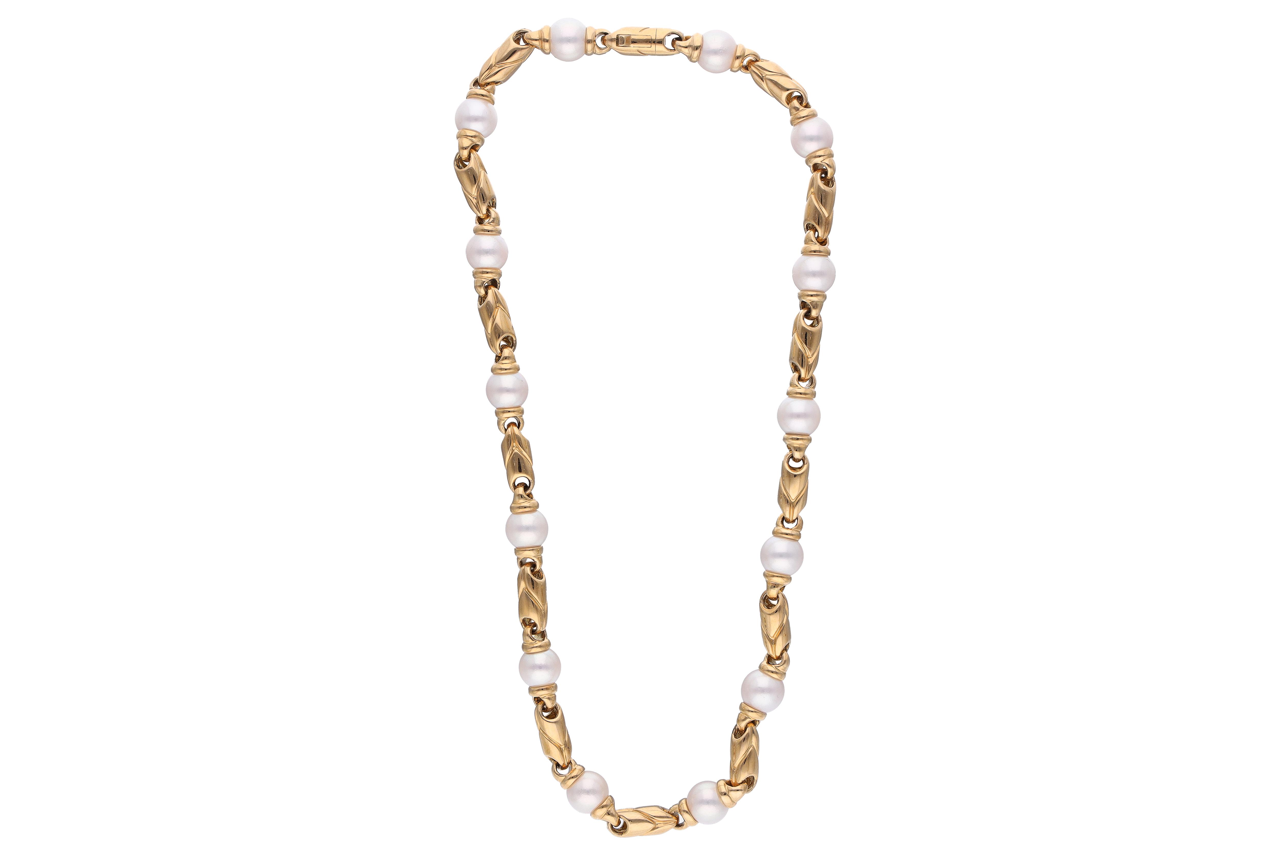 Bulgari Passo Doppio, collana con perle coltivate - Asta Preziosi