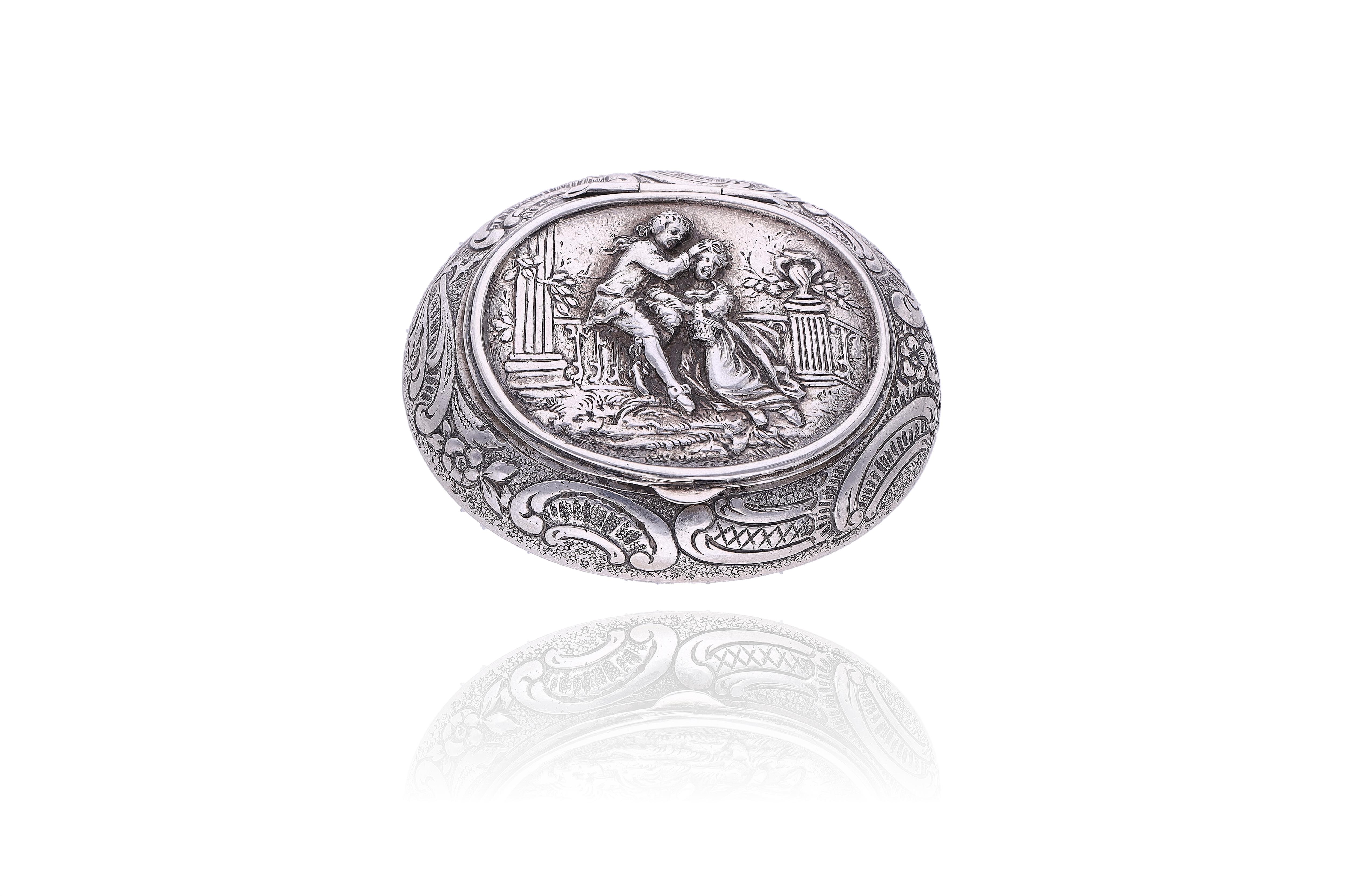 Scatolina in argento - Asta Preziosi