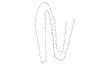 Collana con diamanti neri, pietre e perle coltivate - Asta Preziosi