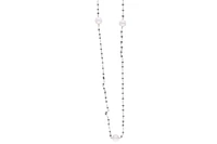 Collana con diamanti neri, pietre e perle coltivate - Asta Preziosi