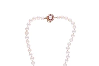 Collana di perle coltivate e rubini - Asta Preziosi