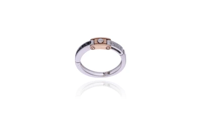 Zancan, anello con diamanti e diamanti neri - Asta Preziosi