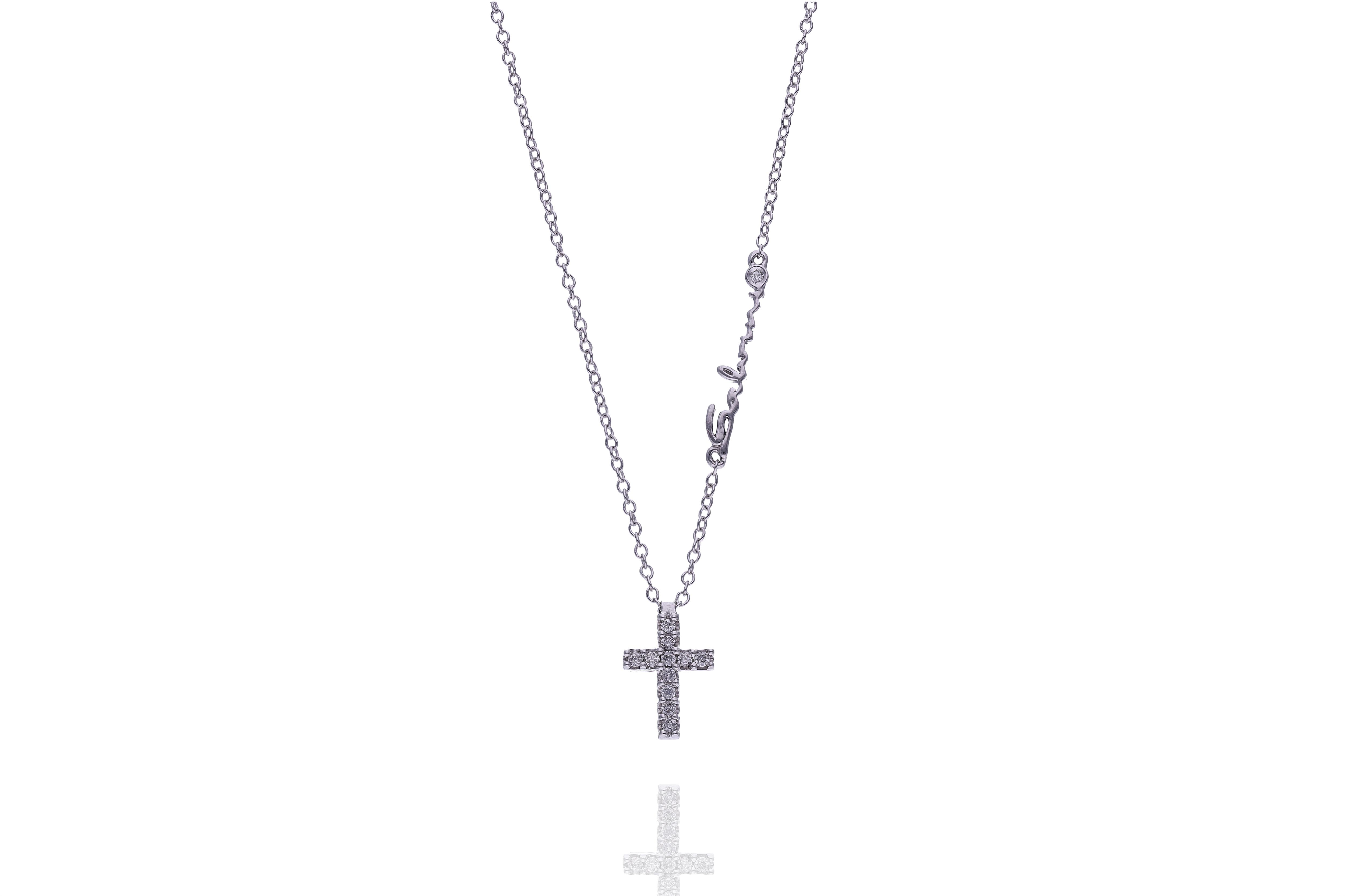 Salvini, collana con pendente con diamanti - Asta Preziosi