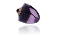 Anello in pietra con ametista - Asta Preziosi