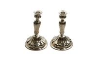 Coppia di candelieri in argento - Asta Preziosi