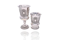 Hazorfim, calice e tumbler in argento - Asta Preziosi