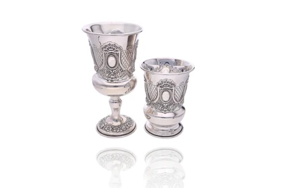 Hazorfim, calice e tumbler in argento - Asta Preziosi