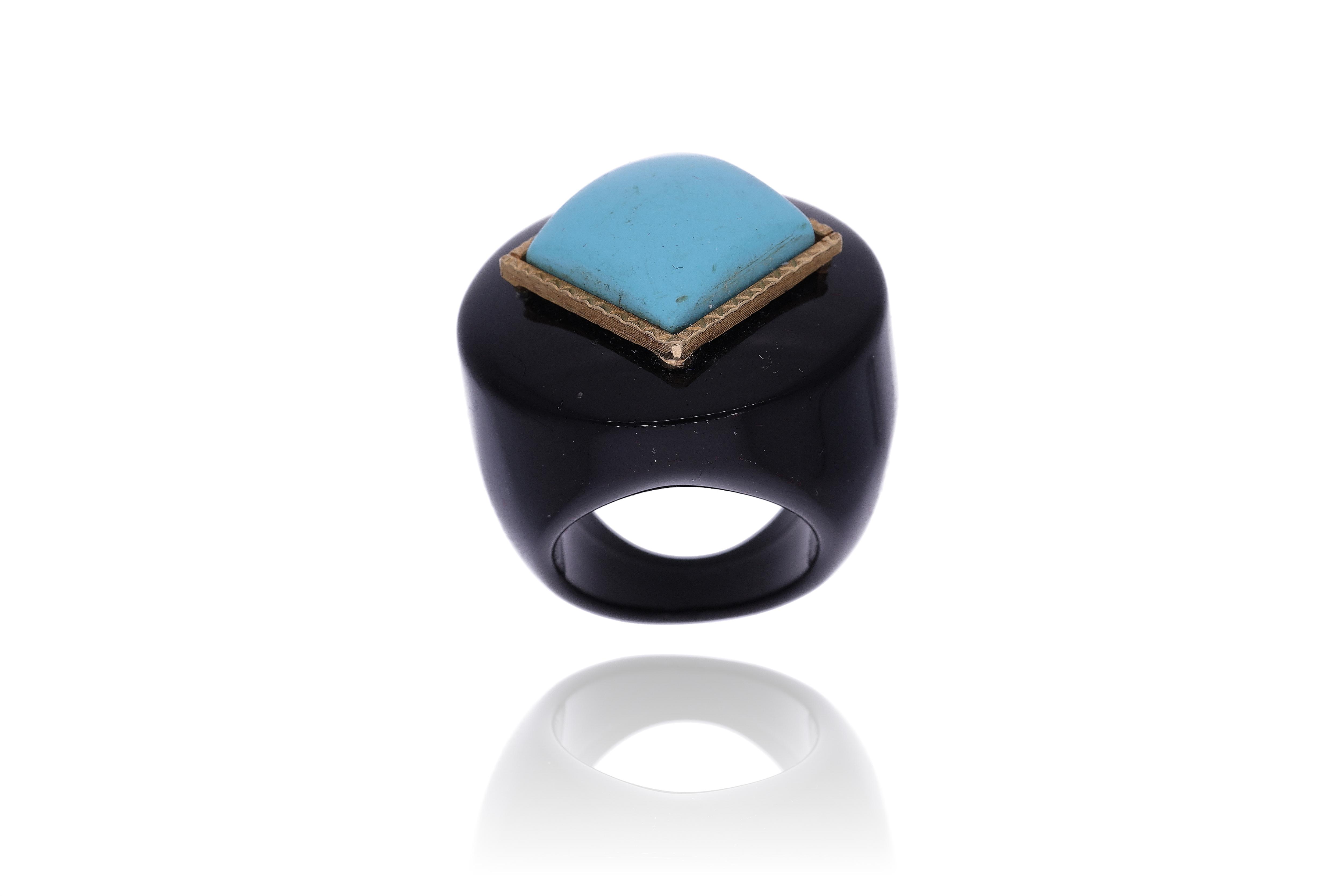 Anello in pietra con pietra - Asta Preziosi