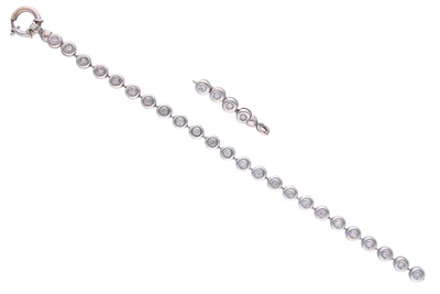 Bracciale con diamanti - Asta Preziosi