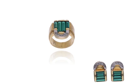 Parure con diamanti e pietre - Asta Preziosi Parure con diamanti e pietre - Asta Preziosi