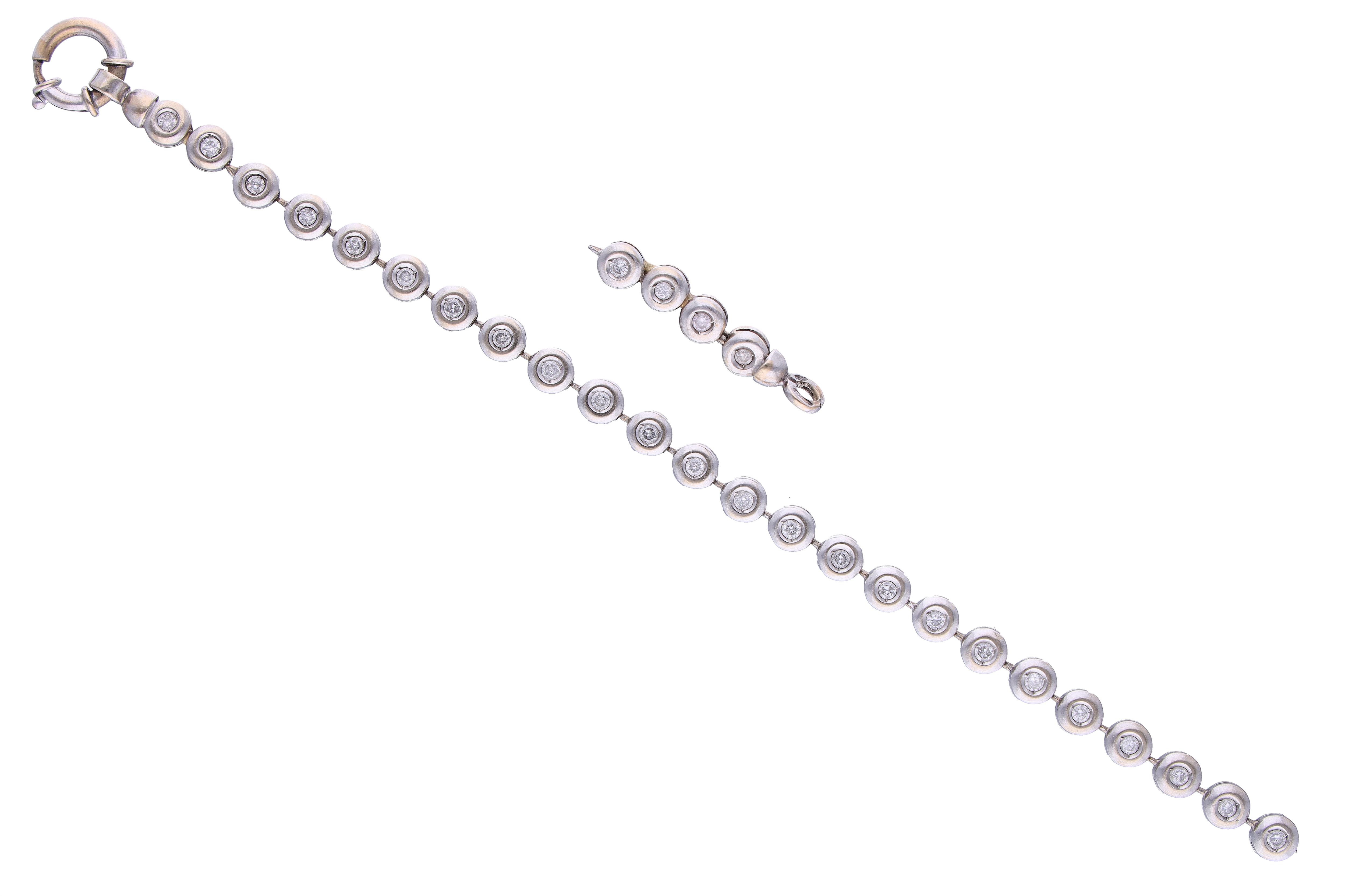 Bracciale con diamanti - Asta Preziosi