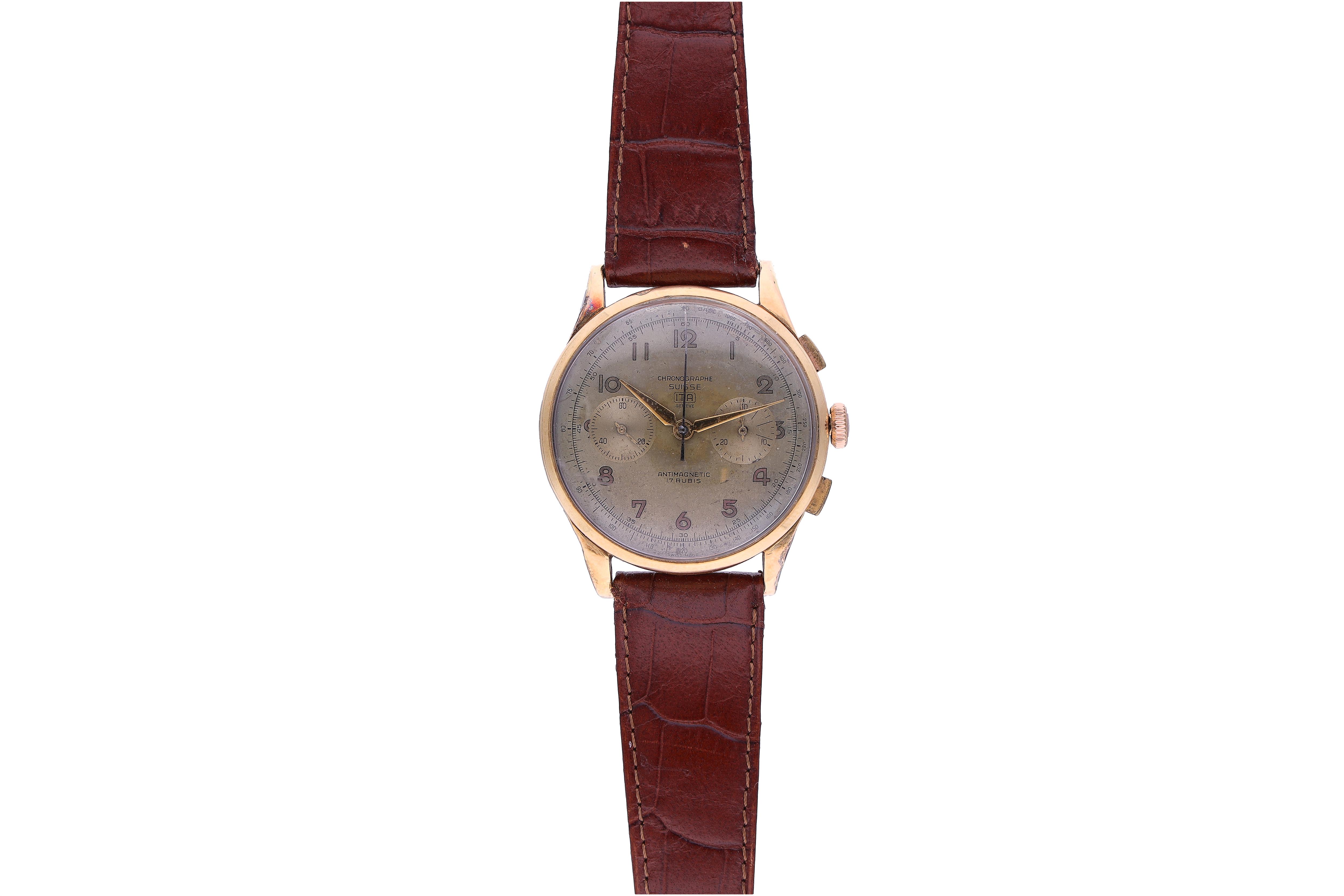 Chronographe Suisse, orologio in oro - Asta Preziosi Chronographe Suisse, orologio in oro - Asta Preziosi